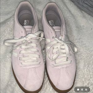 Suede adidas sneakers